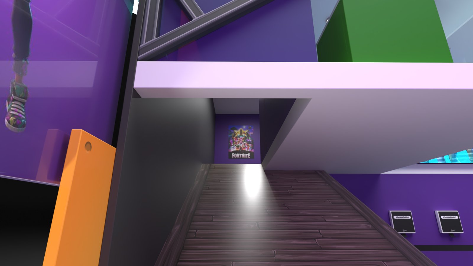 Ramp to the 2nd Floor